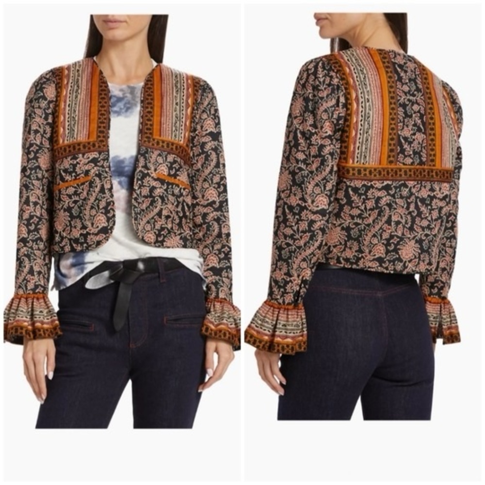NWT Love The Label Quilted Riana Print Jaelyn Jacket